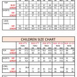 SUMMERSET SIZE CHART